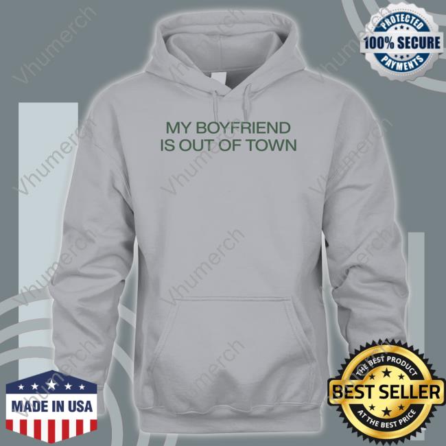 Nostalgia Drew Barrymore Wearing My Boyfriend Is Out Of Town Tee Shirt
