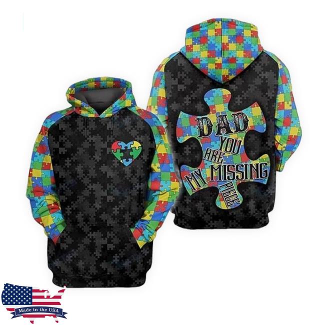 Official Autism Awareness You Are My Missing Piece 3D All Over Print Shirt