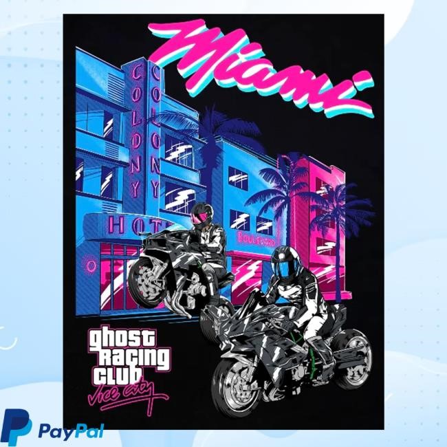 Ghost Racing Miami Vice Ghost Hoodie