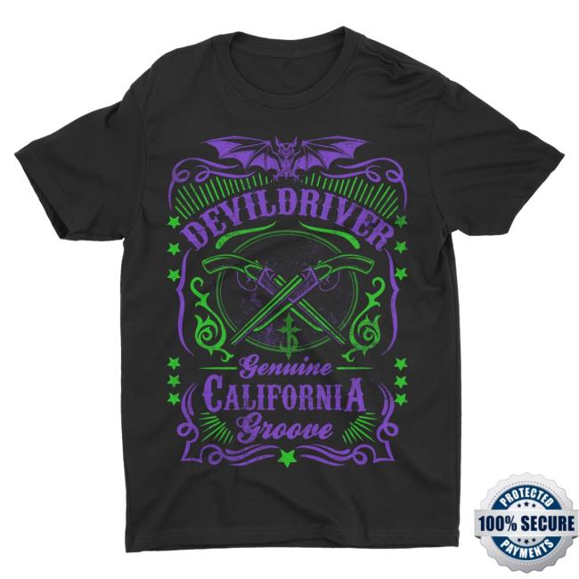 Official Night Shift Merch Store Devildriver - Crossed Guns Shirt 2023 NightShiftMerch