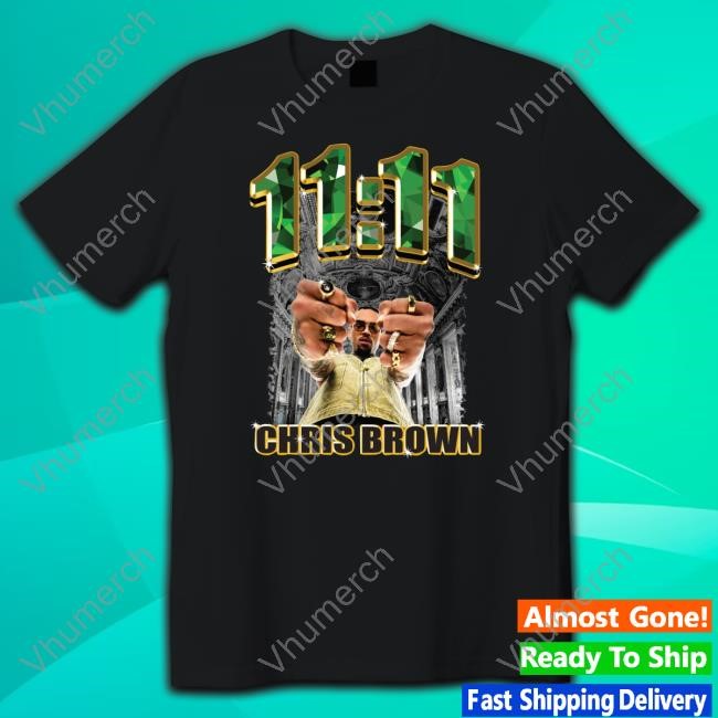 Chrisbrown Shop Chris Brown Emeralds And Gold Long Sleeve T Shirt