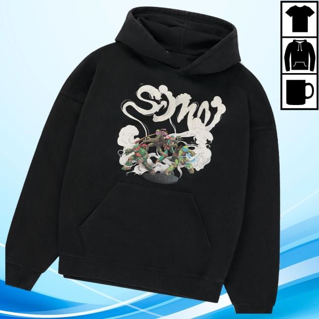 Sidemen Clothing Merch Shop Sdmn X Tmnt Smoke Hoodie