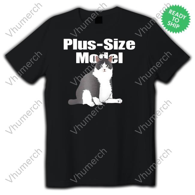 Infinite Elgintensity Merch Plus-Size Model Cade Cat Sweatshirt