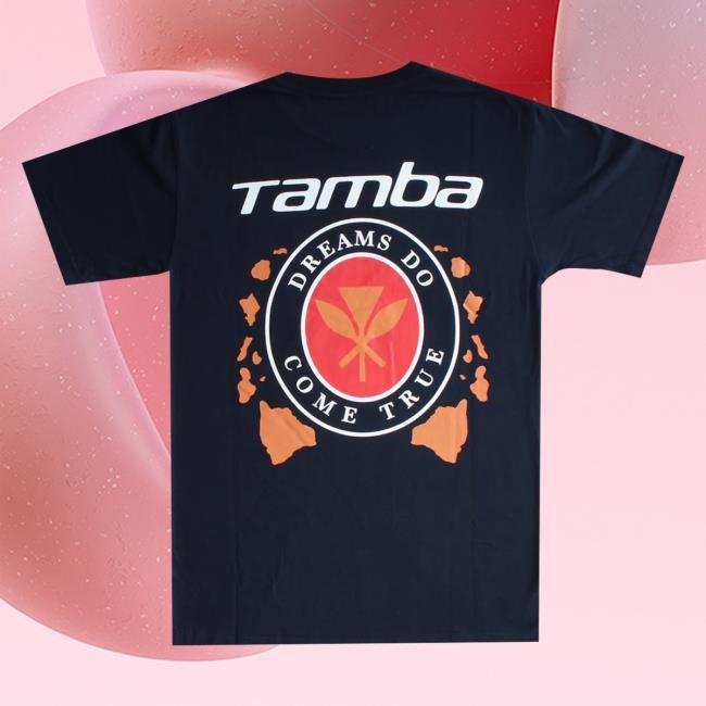 Official Tamba Merch Store Outrigger Short Sleeve Shirt - Navy T-Shirt