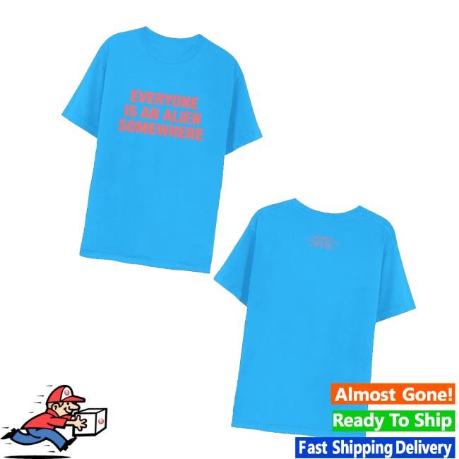 Coldplay Merch Store Shop Everyone Is An Alien Somewhere Long Sleeve T Shirt