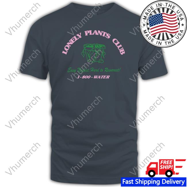 S1r3nh3ad Lonely Plants Club Easy To Neglect Hard To Resurrect Hooded Sweatshirt