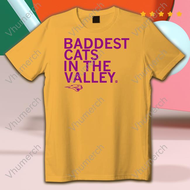 University Of Northern Iowa Baddest Cats In The Valley Tee