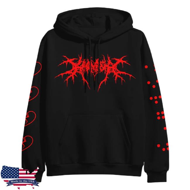 Original Kaonashi Death Metal Broken Heart Unisex Sweatshirt - Black - Pullover