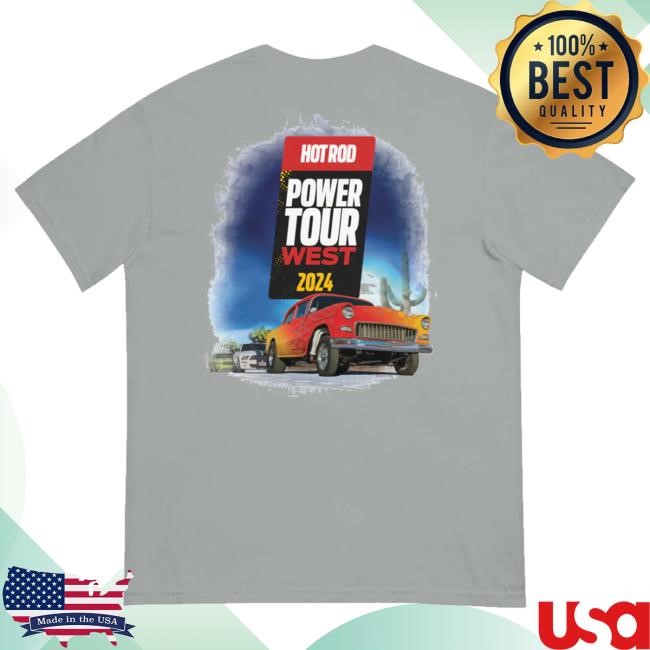 Original Motortrend Merch Hot Rod Power Tour West 2024 Comfort Colors Long Sleeve Shirt