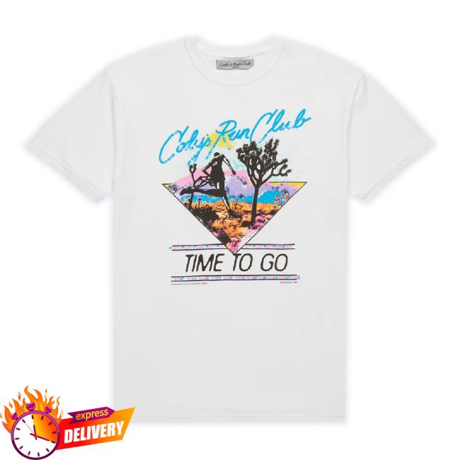 Original Codys Run Club Merch Store Time New Shirt White Codysrunclub Shop