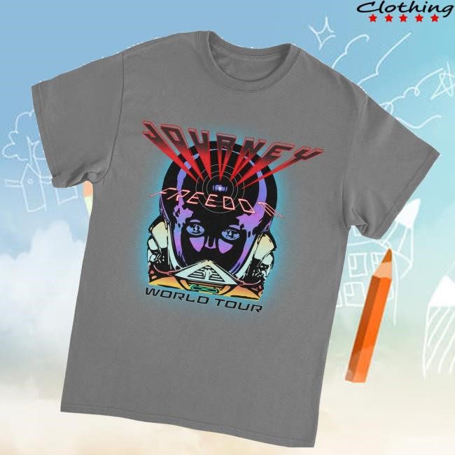 Merchshowroom Merch Journey Freedom World Tour Charcoal Shirts