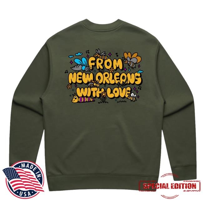 The Gumbo Store From New Orleans With Love Zip Up Hoodie