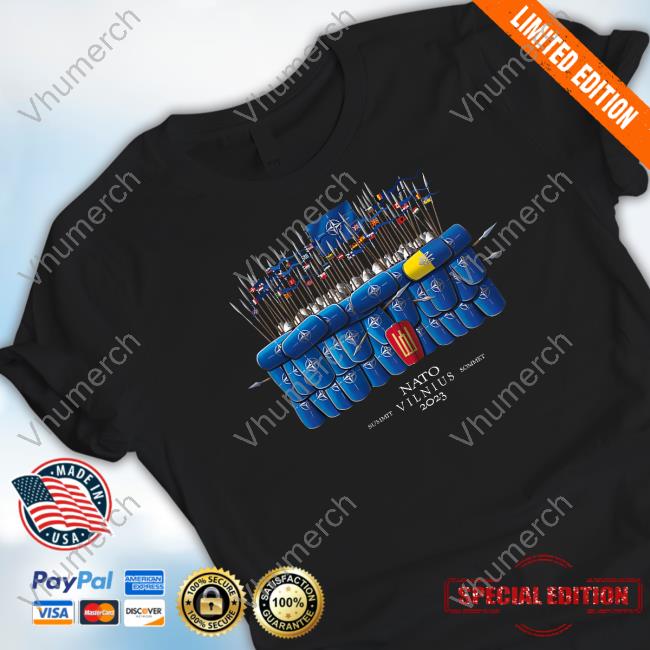 Nato Summit Vilnius 2023. Columns Of Gediminas Tee