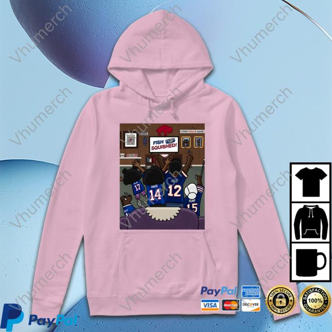 Fish Squished Bills Tee Shirt