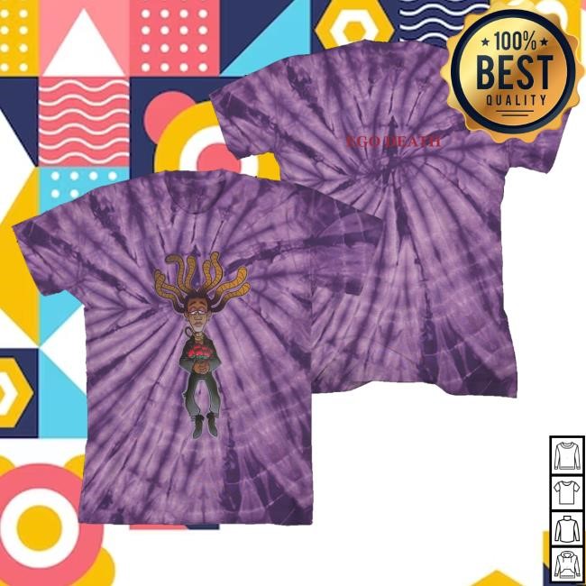 Dolla Ign World Merch Ego Death Purple Tie Dye Shirt