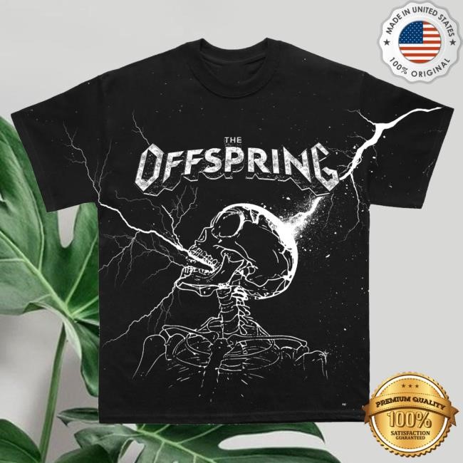 Official Offspring Merch Supercharged Black Tee Shirt