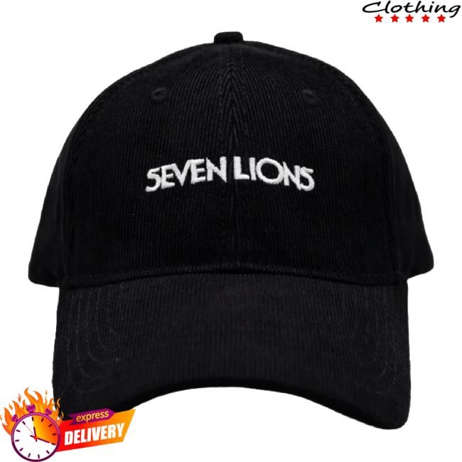 Trending Seven Lions Black Cord Dad Hat Seven Lions Shop