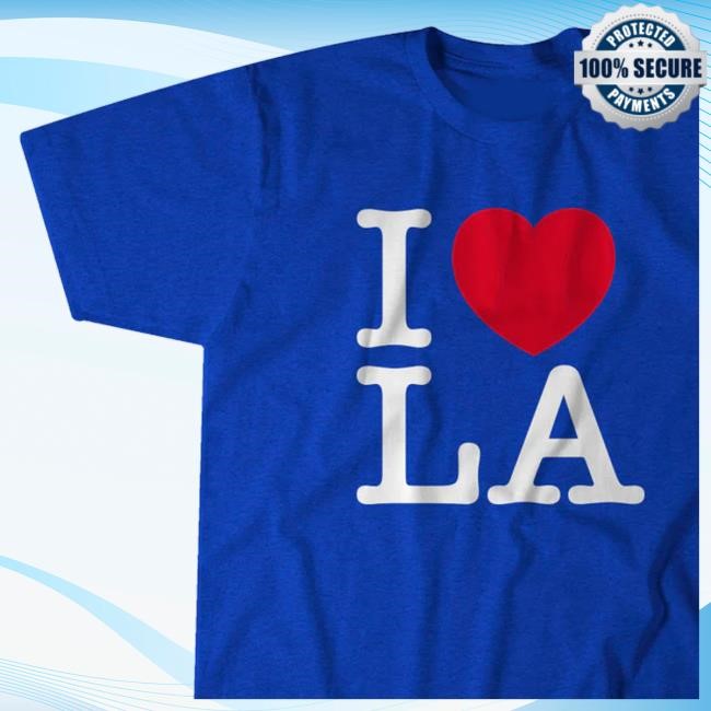 I Love La Baseball T Shirts