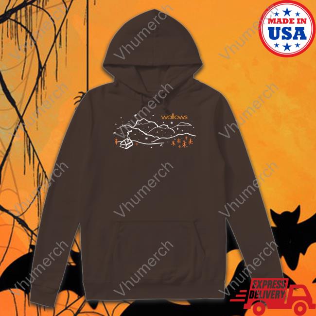 Wallowsmusic Store Wallows Winter Scene Long Sleeve T Shirt