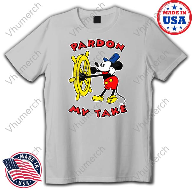 Barstoolsports Store Mickey Mouse Steamboat Pardon My Tank Long Sleeve T Shirt