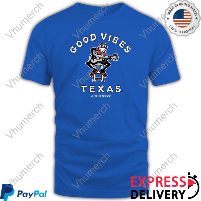 Life Is Good Texas Longhorns Jake Good Vibes Shirt