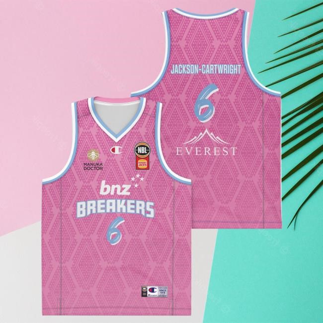 Nbl Store New Zealand Breakers 24/25 Primary Jersey Parker Jackson Cartwright Long Sleeve Shirt
