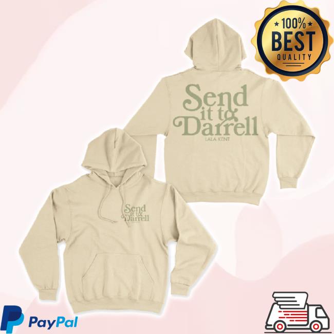 Trending Lala Kent Merch Store Send It To Darrell Pale Yellow Shirts Shoplalakent
