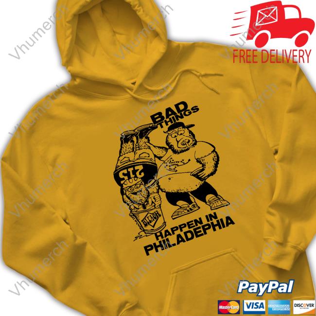 Jason Kelce Gritty And Philly Bad Things Happen In Philadelphia Tee