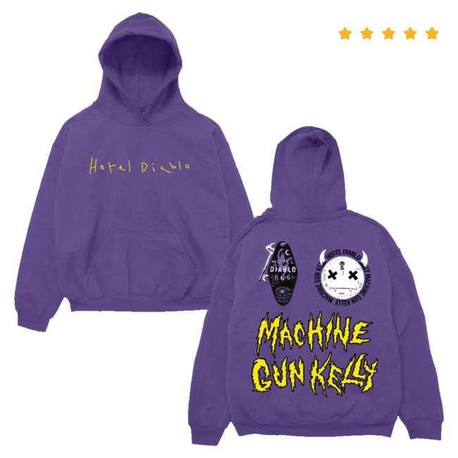 Machine Gun Kelly Merch Store Shop Hotel Diablo Anniversary Hoodie