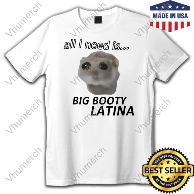 Official All I Need Is Big Booty Latina Tee Dippytees Store