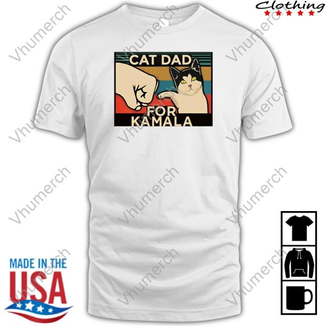 Wsalyers Cat Dad For Kamala Hoodie