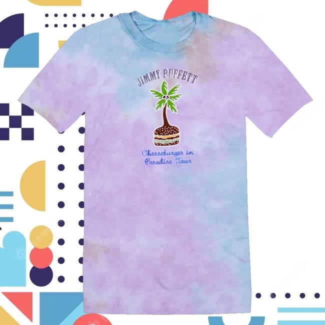 Jimmy Buffett Merch 1978 Cheeseburger In Paradise Tour Vintage Shirt - Tie Dye Tee
