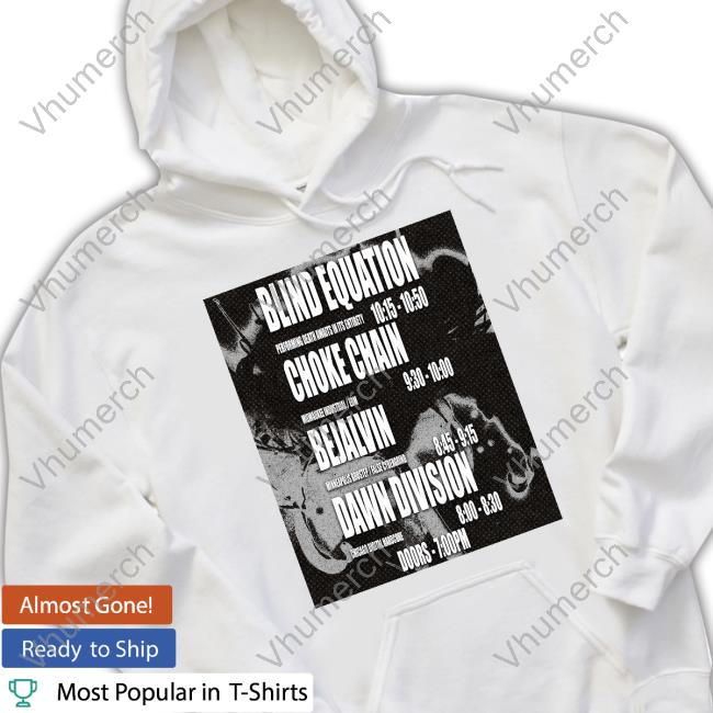 Blindequation Blind Equation Choke Chain Bejalvin Dawn Division Hooded Sweatshirt