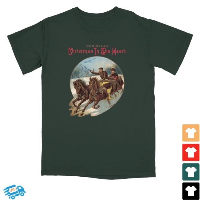 Bob Dylan Official Store Christmas In The Heart Crewneck Sweatshirt