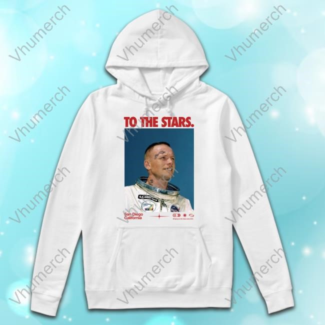 To The Stars Og Astronaut San Diego California Long Sleeved T-Shirt