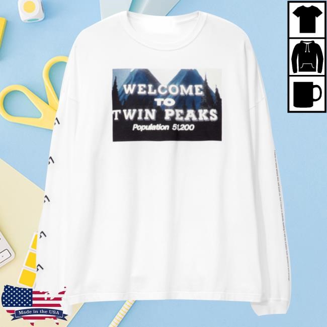 Hbx. Merch Welcome To Twin Peaks Population 51200 Sweatshirt