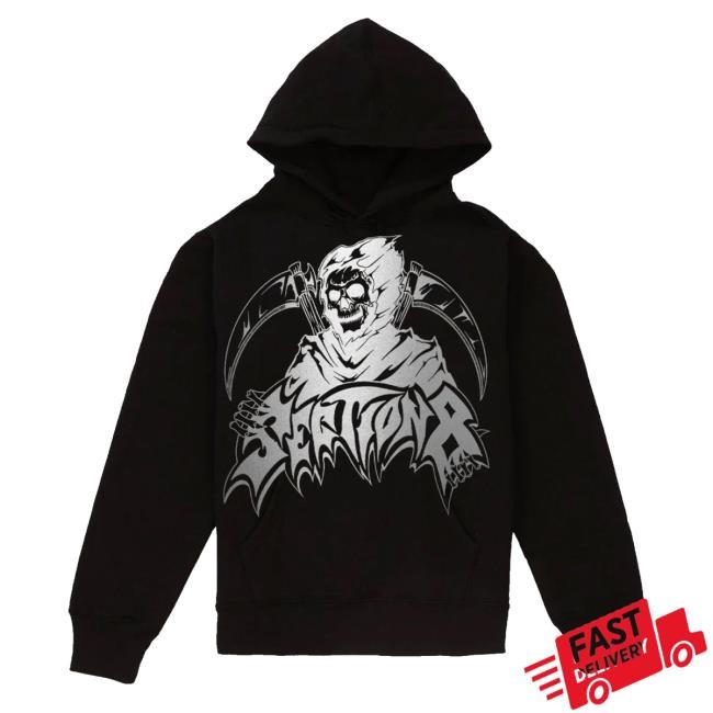 Section8la Merch Store Shop 3M Reaper Shirt