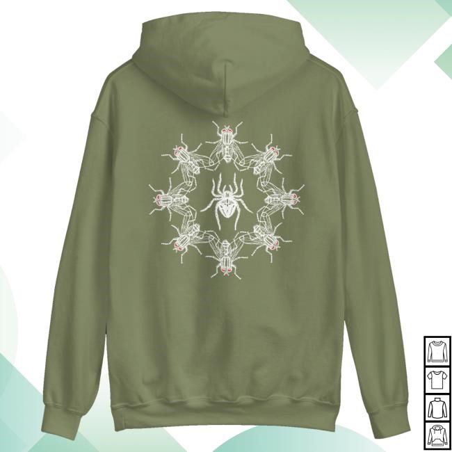 Mother Mother Merch Flies Hooded Sweatshirt