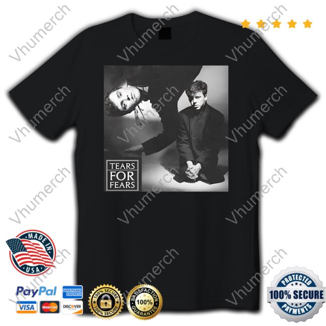 Tears For Fears Merch Retro Photo Black Hooded Sweatshirt