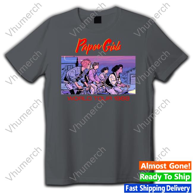 Paper Girls World Tour 1988 T Shirts Papergirls Merch