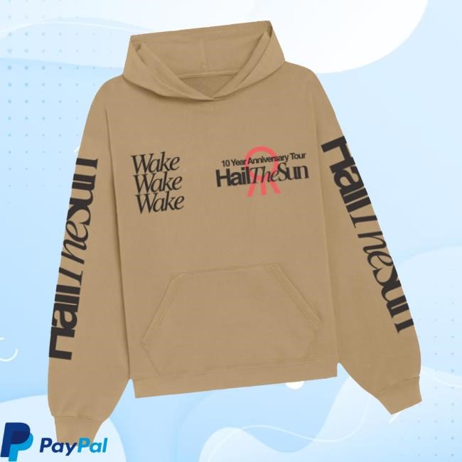 Hail The Sun's Online Store Tan Wake Hooded Sweatshirt