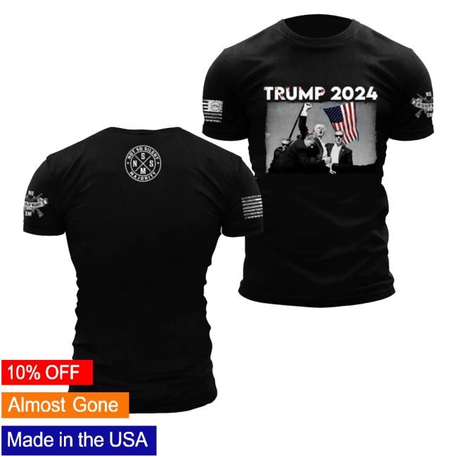 Not So Silent Majority Trump Never Surrender Hooded Sweatshirt