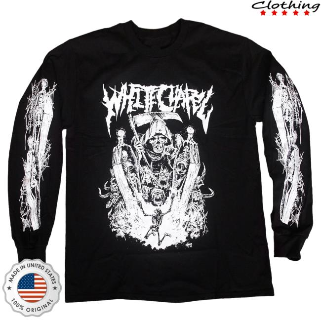 Official Merch Now Whitechapel Valley Of Death Black L/S Tee MerchNow