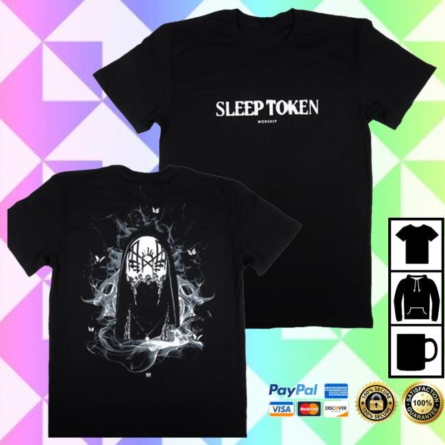 Sleep Token Merch Store Winged Insect Tee – Black Shirt