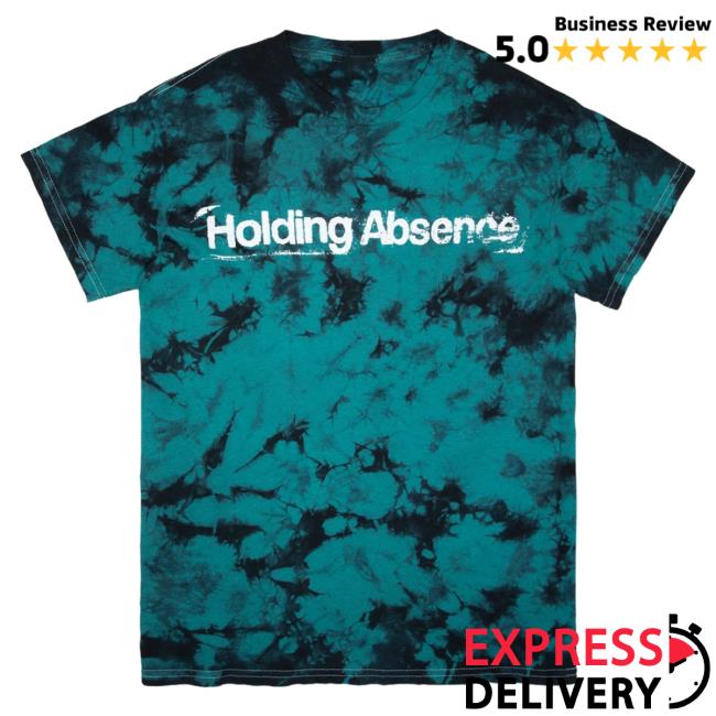 Official Merch Bar Holding Absence Crooked Melody Attractive Shirt Teal Tie Dye MerchBar