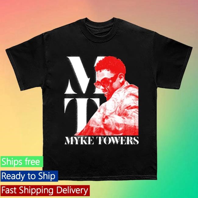 Official Myke Towers Merch Live Na 23 Crewneck Sweatshirt