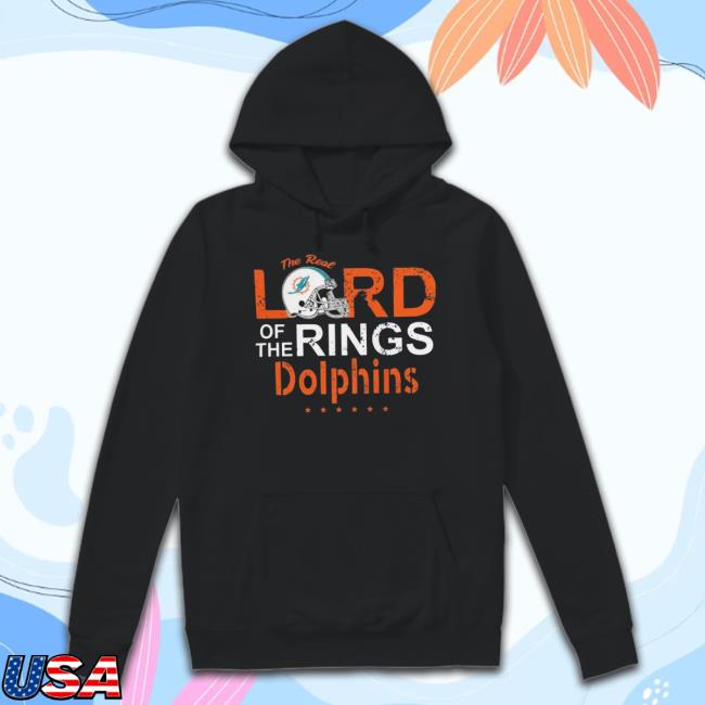 The Real Lord Of The Rings Miami Dolphins Long Sleeve T Shirt