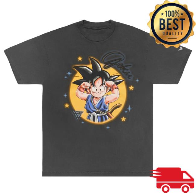 Official Hypland Clothing Merch Store Hypland Db Goku Flex Tees (Vintage Black)