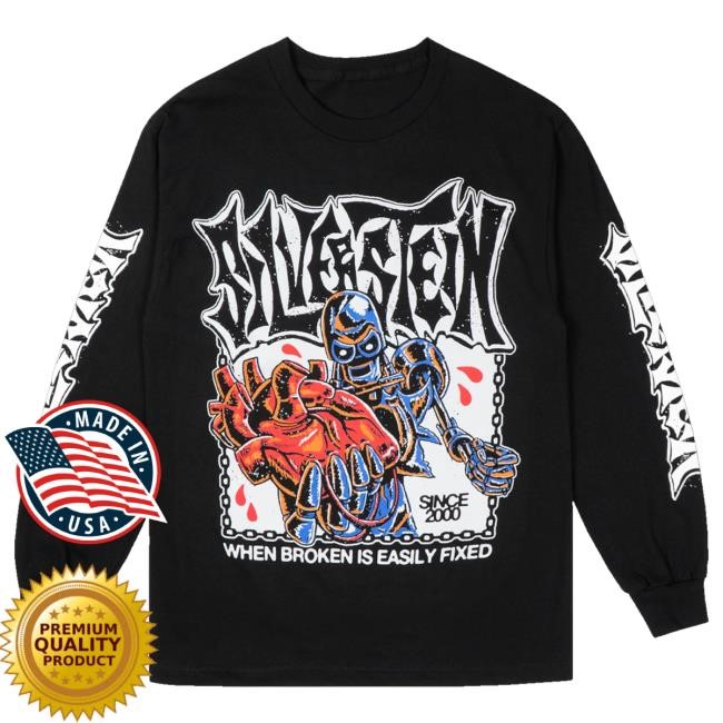 Silverstein Music Merch Robot Long Sleeve T-Shirt