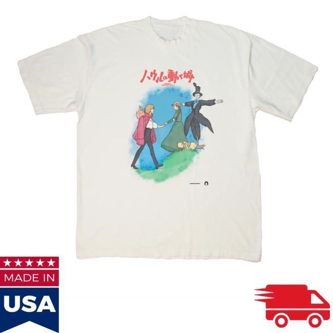Hidden Street Merch Store Shop Howl's Moving Castle Tee